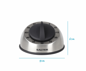 Salter 338 SSBKXR8EU16 Stainless Steel Mechanical Timer