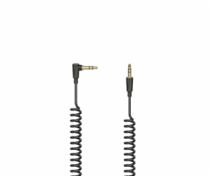 Hama 00205114 Flexi-Slim Spiral Cable, 3.5mm 90 Jack Plug...