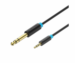 Audio Cable TRS 3.5mm to 6.35mm Vention BABBG 1,5m, Black