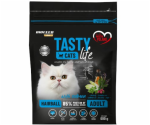 BIOFEED Tasty Cats Life Hairball Salmon - suché krmivo pr...