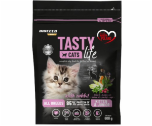 BIOFEED Tasty Cats Life Kitten Junior Rabbit - suché krmi...