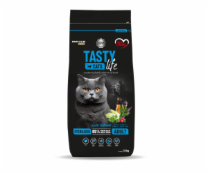 BIOFEED Tasty Cats Life Sterilized Salmon - suché krmivo ...