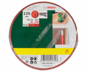 Bosch 25 Sanding Pads for Random Orbit Sander 125mm