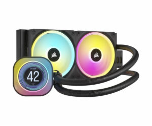  Corsair iCUE LINK H100i LCD Liquid CPU Cooler, vodní chl...