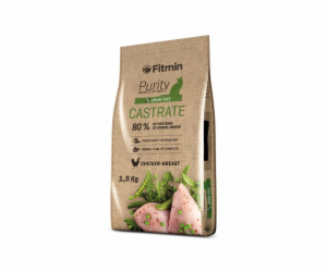 FITMIN Purity Castrate Chicken - suché krmivo pro kočky -...