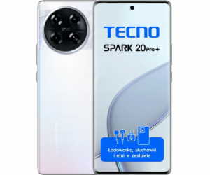 Smartphone Tecno Spark 20 Pro+ 8/256 GB bílý (4894947019128)