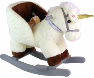 LeanToys Houpací kůň Rocker White Unicorn