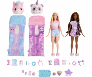 Panenka Barbie Mattel Cutie Reveal Pyjamas party set HRY15