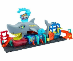 Hot Wheels Hot Wheels City Ultimate Shark Car Wash Building