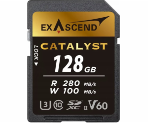 Karta ExAscend Catalyst SDXC 128GB Class 10 UHS-II/U3 V60...