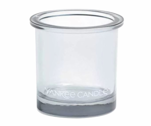 Svícen skleněný Yankee Candle, Čiré sklo, 7 cm