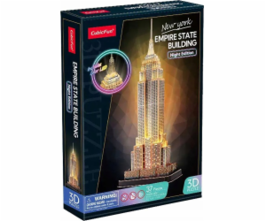 CubicFun - Puzzle 3D s LED Noční edice: Empire State Buil...