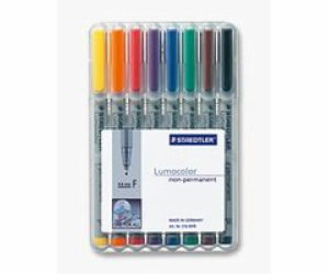 Staedtler STAEDTLER Folienstift Lumocolor F nonperm 8St