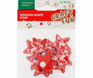 Craft with Fun CF DECORATION BN DREW STARS SMPRZYL 12KS 1...