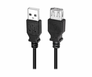 LogiLink USB-A - USB-A kabel USB 2 m černý (CU0010B)