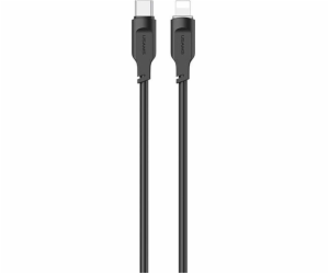 Usams USB-C - Lightning kabel 1,2 m černý (není skladem)