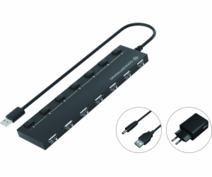 Conceptronic USB HUB CONCEPTRONIC USB-Hub 7-Port 2.0 ->7x...