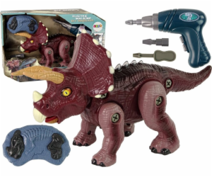 Demontáž dinosaurů LeanToys pomocí plastové vrtačky