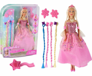 Vlasové doplňky pro panenku LeanToys Pink Lucy Princess