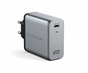 Satechi 100W USB-C PD GaN Wall Charger space gray