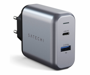 Satechi 30W Dual Port Wall Charger space gray