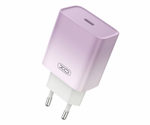 Nástěnná nabíječka XO CE18, USB-C, PD30W (fialová)