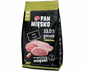 PAN MIĘSKO Krůtí s Husím Small - suché krmivo pro kočky -...