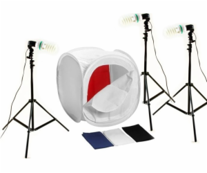 Set pro Shadowless Photography 1800W / stan 120 cm