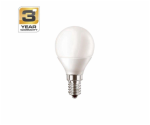 Žárovka, STANDART, LED, P45, 4,9W, E14, 2700K, 470lm, mat.