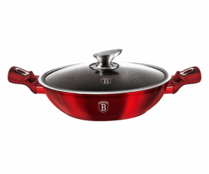 BERLINGERHAUS Wok s poklicí 30 cm Burgundy Edition BH-7110