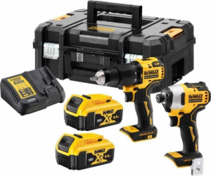 SADA NÁŘADÍ POWER TOOL COMBO DEWALT DCK2062M2T (DCD709+DC...