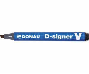 Permanentní popisovač Donau DONAU D-Signer V, zkosený, 1-...