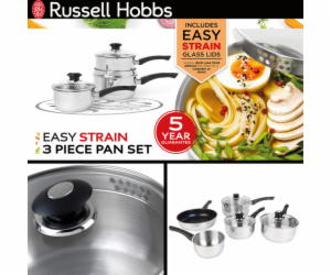 Sada pánví Russell Hobbs RH00542EU7 Easy Strain Set 3ks