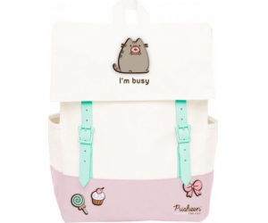 Školní batoh Pusheen Rose Collection bílý