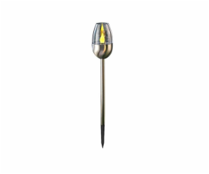 Lampa solární 28 cm nerez Strend Pro Solar Candle LED