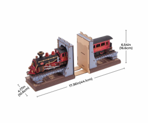 RoboTime 3D skládačka Zarážka na knihy Historický parní vlak