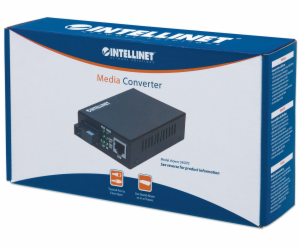 Intellinet Gigabit Ethernet to SFP Media Converter, 10/10...