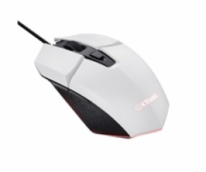 TRUST myš GXT 109W FELOX Gaming Mouse, optická, USB, bílá