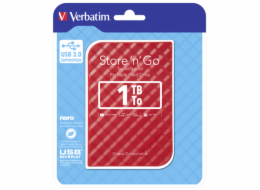 Verbatim Store n Go 2,5      1TB USB 3.0 cervena Gen 2