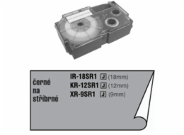 XR 18 SR1 (stříbrná černý tisk)    CASIO