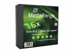 DVD+R MediaRange 4,7GB  16x slimcase (5pack)