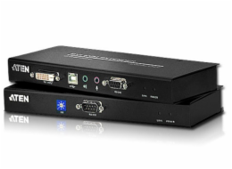 Aten CE-600 DVI and USB based KVM Extender with RS-232 serial 60m ATEN KVM extender CE-600 USB , DVI (1024 x 768 na 60m)