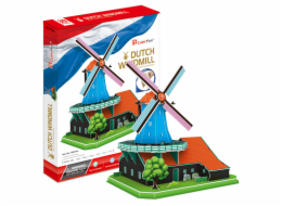 Puzzle 3D Wiatrak Holenderski Zestaw XL