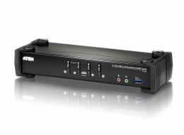 ATEN KVM switch CS-1924, 4-Port USB 3.0 4K DisplayPort (4K,USB 3.1 Gen 1)