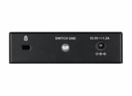 D-Link DGS-1005P 5-port Gigabit Desktop PoE+ Switch, 4 porty jsou PoE+, PoE budget 60W