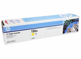 HP 126A Yellow LJ Toner Cart, CE312A (1,000 pages)