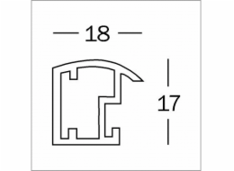 Walther Trendstyle cerna 30x45 plast KP045B