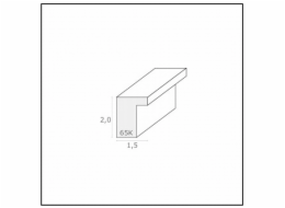 Deknudt S65KQ1 hneda 20x30 drevo doppeltes Passepartout