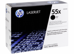 HP 55X Black LJ Toner Cart, CE255X (12,500 pages)