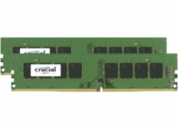 Crucial 16GB Kit DDR4 2400 MT/s 8GBx2 DIMM 288pin single ranked